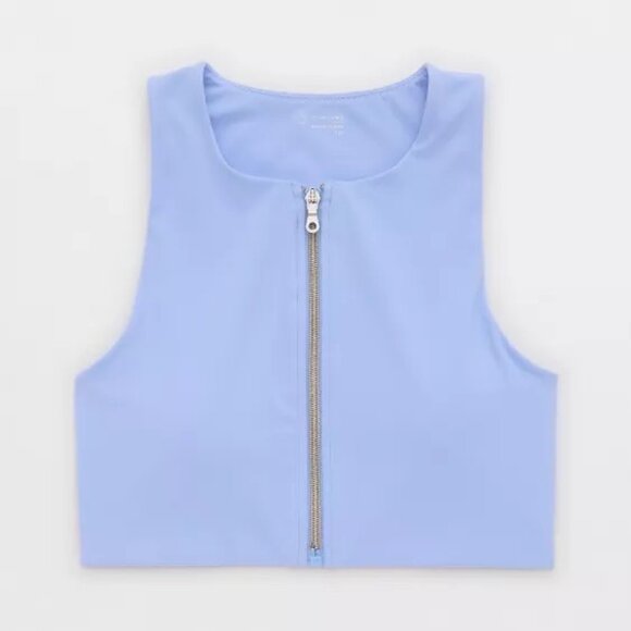 OFFLINE By Aerie Real Me XTRA Zipper Longline Sports Bra - Picture 2 of 6